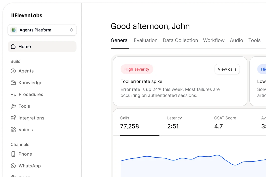 Agent analytics