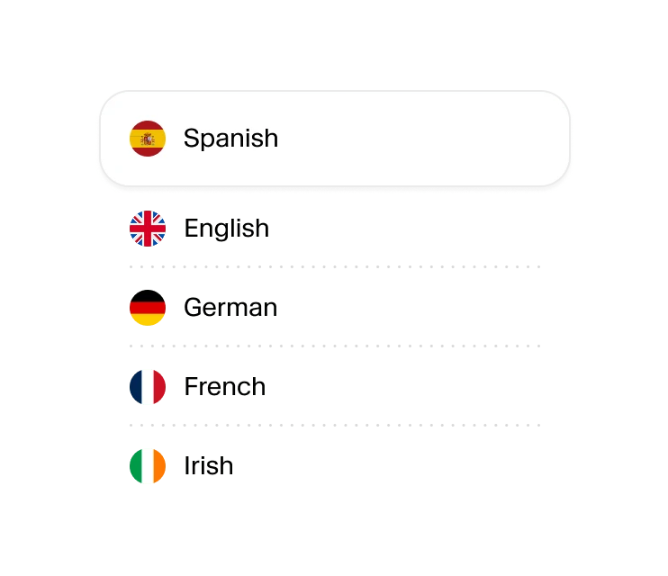 32+ Languages supported